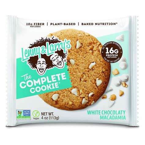 Lenny & Larry's Complete Cookie White Chocolate Macadamia Nut | Protein ...