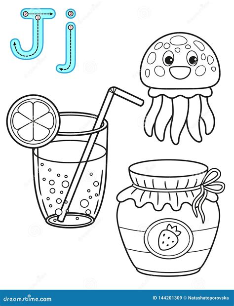 Printable Coloring Pages Letter J