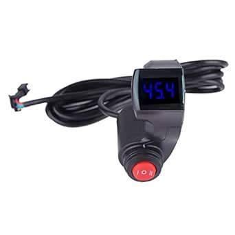 Auto Voltmeter, Voltmeter, 12V to 99V Battery Black Accurate for ...