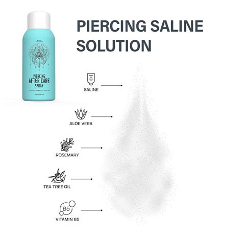 Labs Piercing Aftercare Kit | Piercing Bump Solution Oil (.5 oz) plus ...