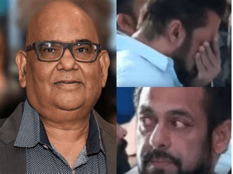 Salman Khan breaks down during Satish Kaushik's final rites, video goes ...