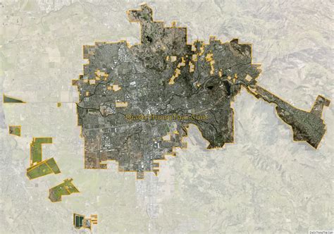 Map of Santa Rosa city, California - Thong Thai Real