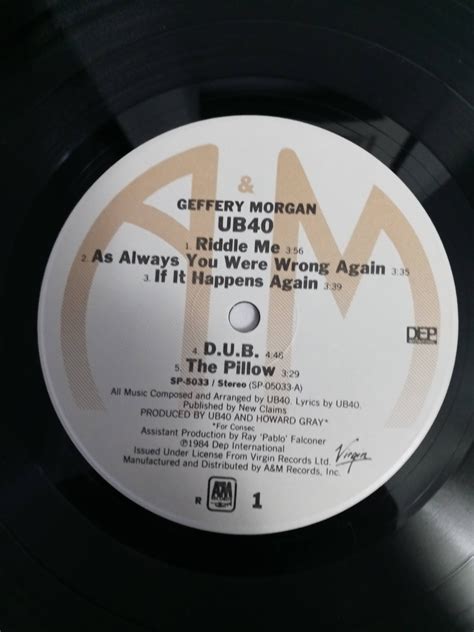 UB40 / Geoffrey Morgan / 1984 - Etsy