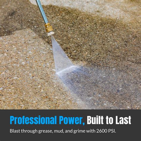 BluShield HumpBack 2600PSI All-in-One Pressure Washer System, Auto-Ret ...