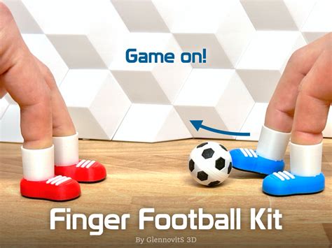 Finger Football Kit (soccer game on the table!) by GlennovitS 3D ...