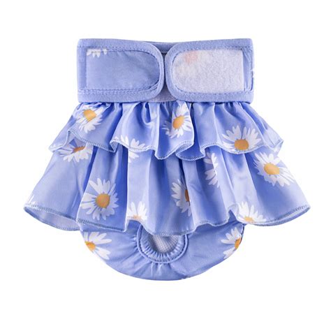 KUTKUT Female Dog Adjustable Diapers Reusable Washable Super Absorbenc