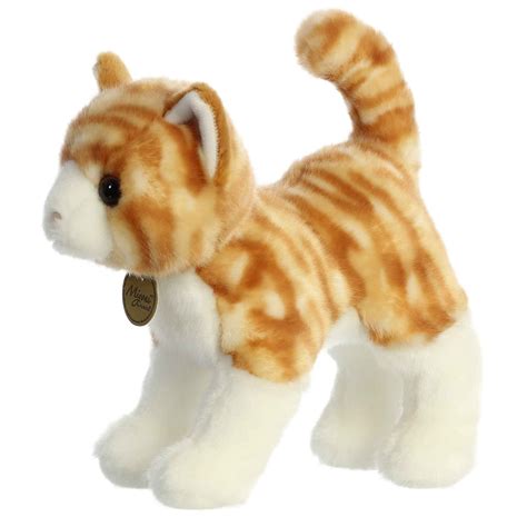 Snapklik.com : Aurora Realistic Miyoni Orange Tabby Cat Stuffed Animal