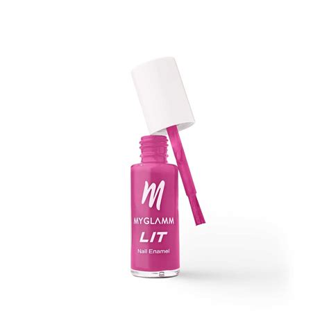 Buy MyGlamm LIT Nail Enamel - Daily Glamm - Bold Digger (Neon Lilac ...