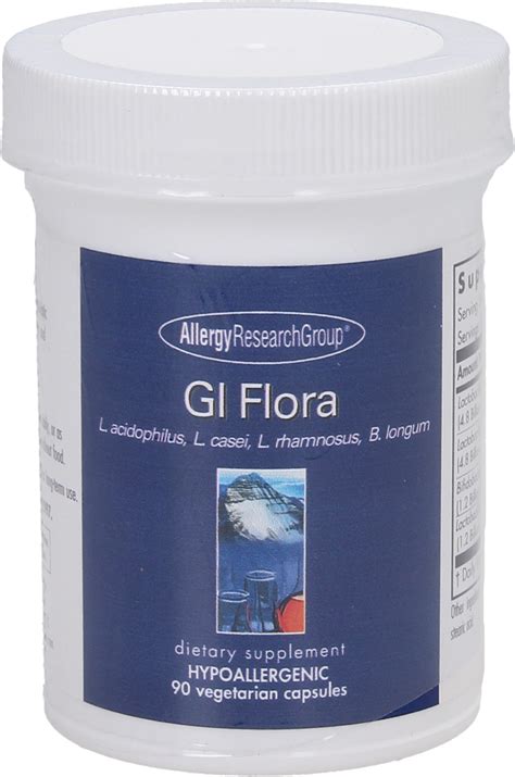 GI Flora, 90 Cápsulas - Allergy Research Group® - VitalAbo Portugal