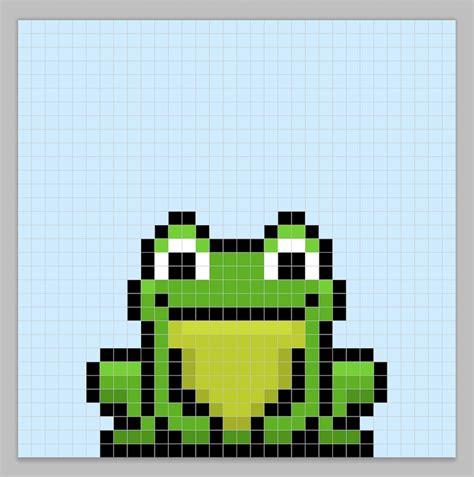 How to Make a Pixel Art Frog GIF Animation - Mega Voxels