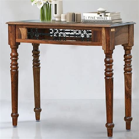 Royaloak Hilton Wooden Console Table | Durable Sheesham Wood with ...