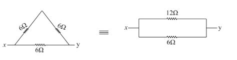 A uniform metallic wire has a resistance of 18 `Omega` and is bent into ...
