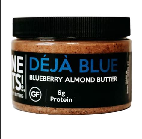 Gone Nuts Co Gluten Free Deja Blue Blueberry Almond Butter -- 4 oz ...