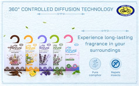 Cycle Pure Karpure Camphor Sachet - Pack of 5 | Air Freshener for ...