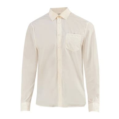 Buy CP Company Men Off-White Solid Casual Shirt for Men Online | The ...