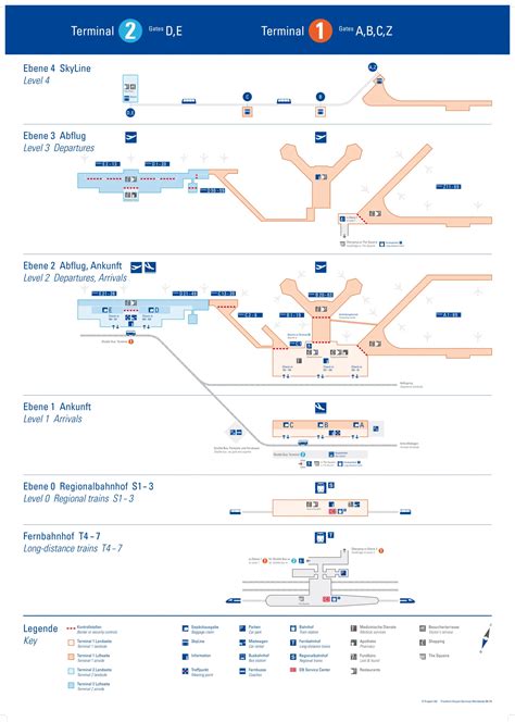 Frankfurt Airport Terminal Map (2025-2014) - All Maps