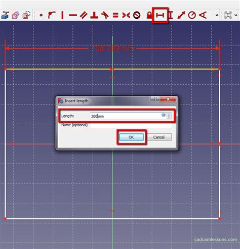 LibreCAD Rectangle 的图像结果
