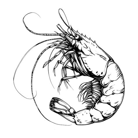 Page 6 | Prawn drawing Images - Free Download on Freepik