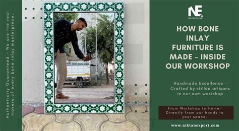 How Bone Inlay Furniture is Made – Authentic Workshop-Crafted ...