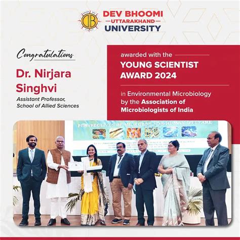 Awards & Honors - Research & Innovation | Dev Bhoomi Uttarakhand University
