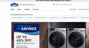 Image result for Lowe's Official Site