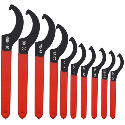 Mdvora Coilover Spanner Wrench Set, 4/6/10pcs Coilover Wrench, C-Shape ...