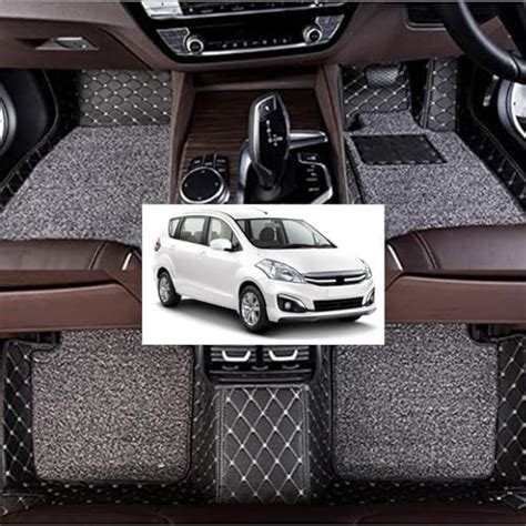 Vahan Expo 7D Mats for Ertiga Car Floor Foot Mat (Year: 2016, Black ...