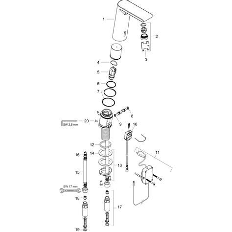 hansgrohe Washbasin mixers: Metris S, Electronic basin mixer with ...