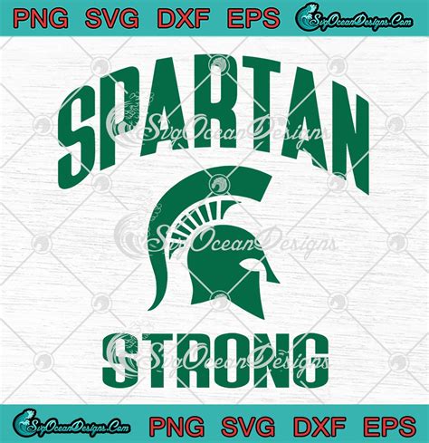 Spartan Strong Spartans Football SVG, Michigan State Spartans Football ...