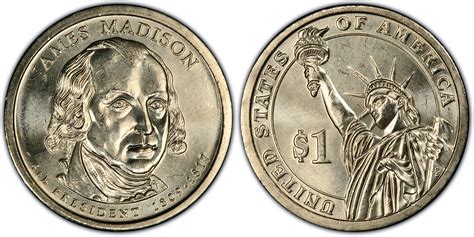 2007-D $1 James Madison Position A - First Day of Issue (Regular Strike ...