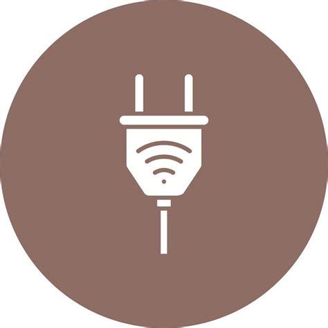 Smart plug icon | Premium Vector