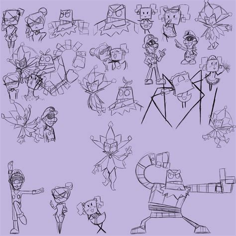 A big batch of old SPM drawings I did last year and this year : r ...
