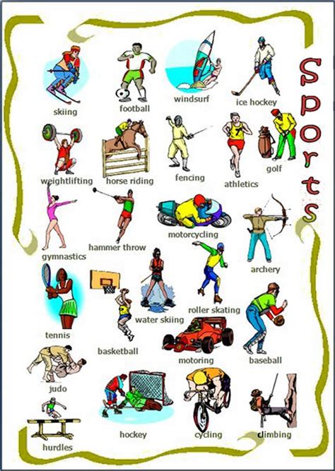 Easy Different Kinds of Sports 的图像结果