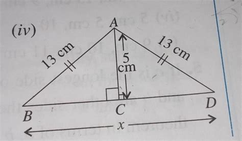 SOLVE THIS BY PYTHAGORAS THEOREM(KINDLY EXPLAIN) - Brainly.in