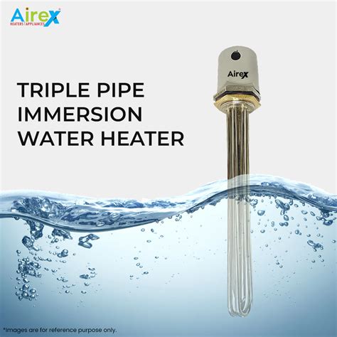 Triple Pipe Immersion Rod with Thermostat Pocket - High-Performance ...