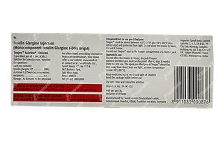 Toujeo Solostar 300uml Injection - Uses, Side Effects, Dosage, Price ...