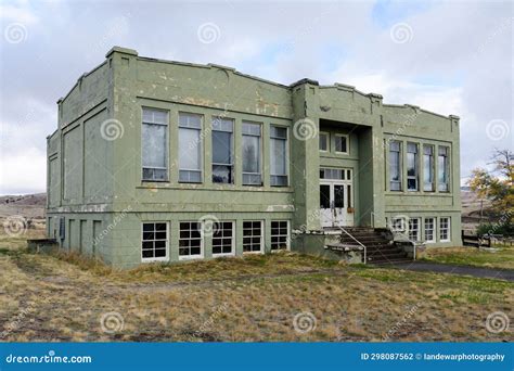 Former Green School Building in Antelope Oregon in Wasco County ...