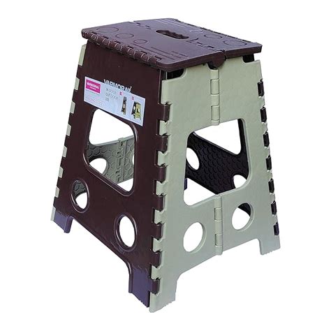 Varmora 18 Inches Super Strong Folding Step Stool for Adults and Kids ...