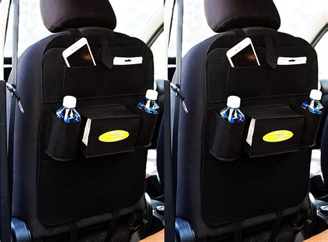Autofy Universal 7 Pocket Car Auto Seat Back Organizer Back Seat ...