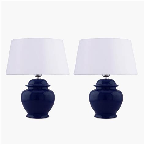 Buy HOMESAKE Ceramic Set of 2 Table Lamps from Homesake at just INR 6998.0