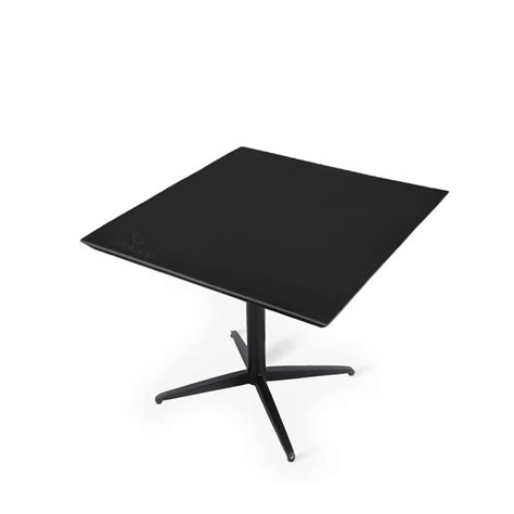 Whetu - Cafe table Laminate Black Top | Alankaram