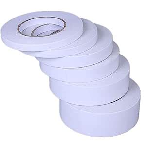 EDTara 50M Long Double Side Tissue Tape for Office Work Learning Crafts ...