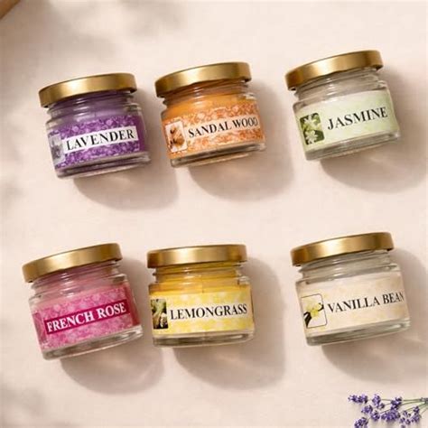 Scentique 6-Piece Scented Candle Set | Aromatherapy Soy Wax Candles in ...