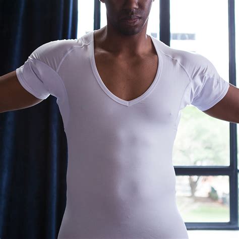 Sweat Proof Deep-V Neck Undershirt // White (XS) - Ejis - Touch of Modern