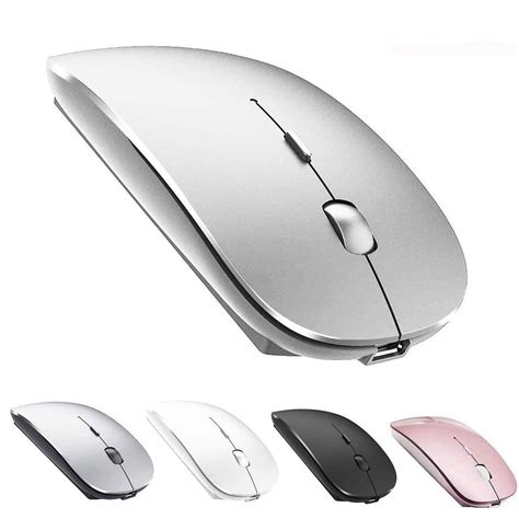 Zeru Bluetooth Mouse Rechargeable Wireless Mouse For Macbook Pro ...