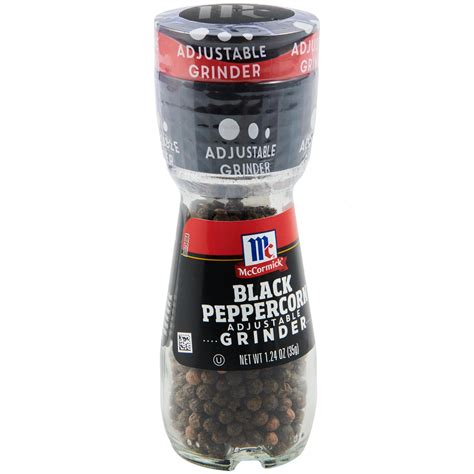 McCormick Black Peppercorn Grinder, WHF2 1.24 oz (Pack of 6) - One 6 ...