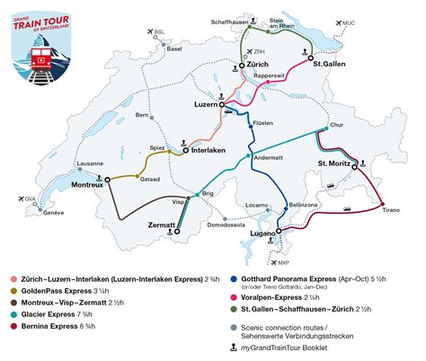 Printable Swiss Rail Map