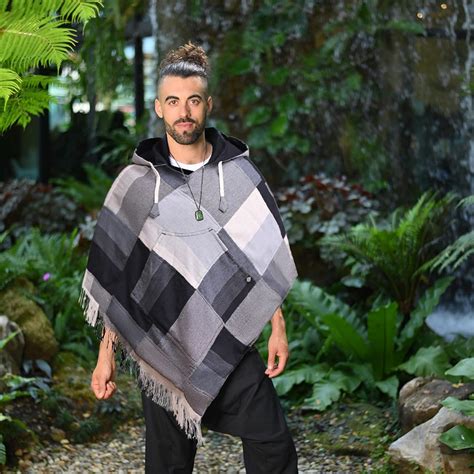 Buy virblatt - poncho men and poncho women | reversible & unisex ...