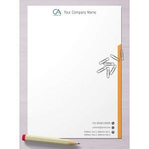 Best CA Letterhead Designs – High-Quality Formats for Chartered Accountants