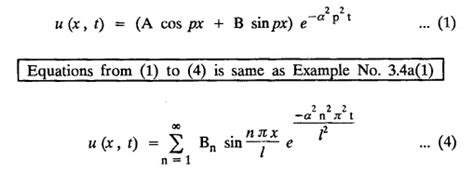One dimensional equation of heat conduction - Solved Example Problems